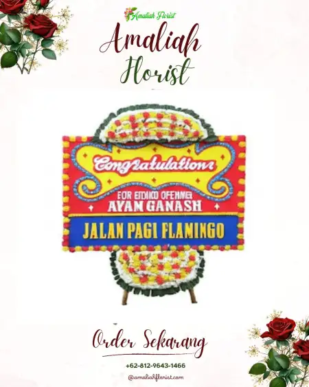 Sewa Papan Bunga Menjing